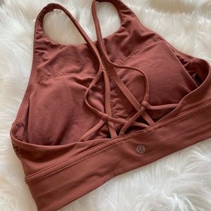 Lululemon “soulcycle” line high neck sports bra
